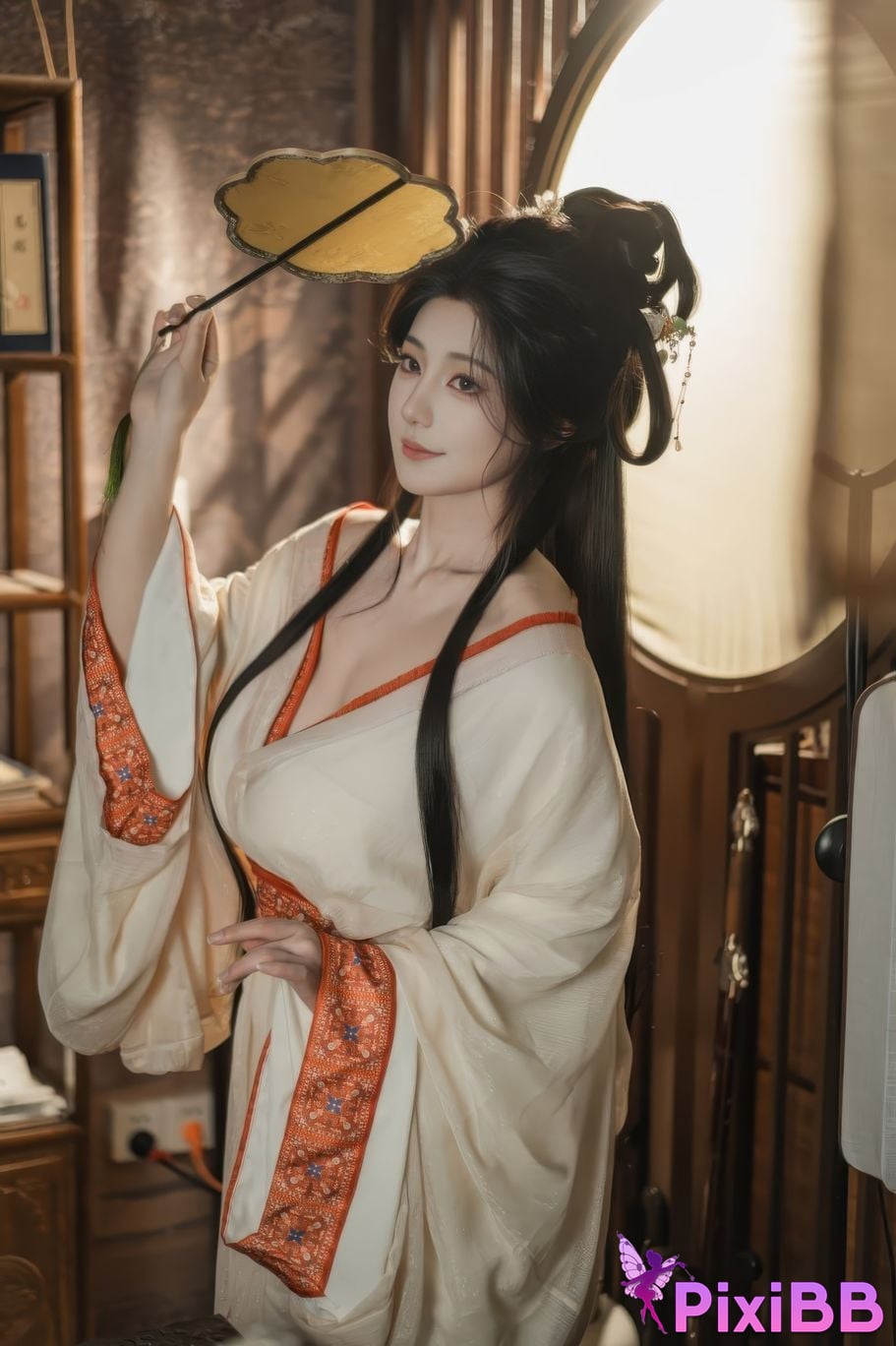 Cosplayer Xinglan is Lanlan and her name Lanmei. bound by infatuation PixiBB.COM 034