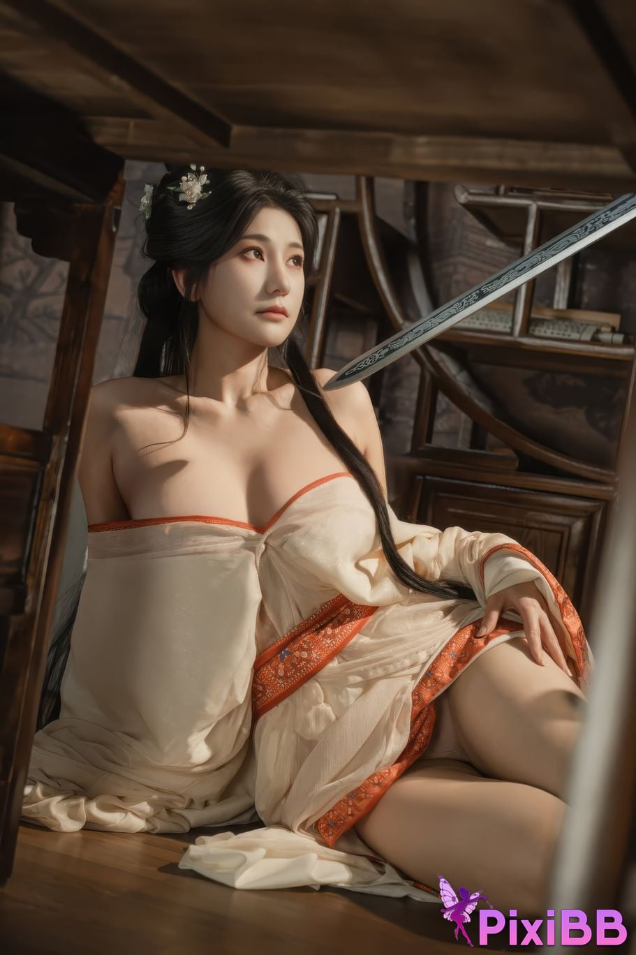 Cosplayer Xinglan is Lanlan and her name Lanmei. bound by infatuation PixiBB.COM 051