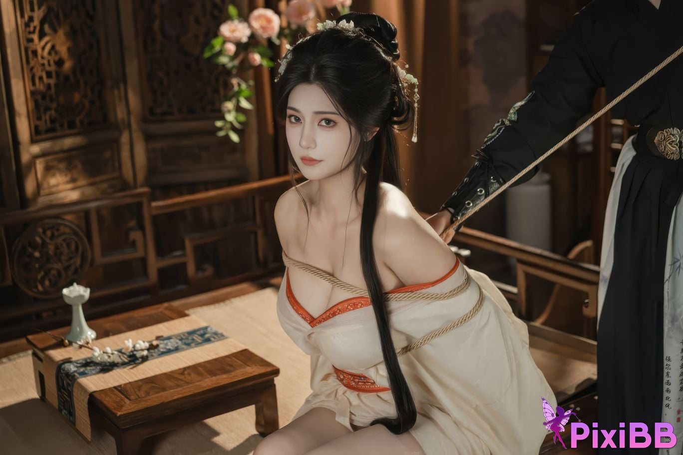 Cosplayer Xinglan is Lanlan and her name Lanmei. bound by infatuation PixiBB.COM 061