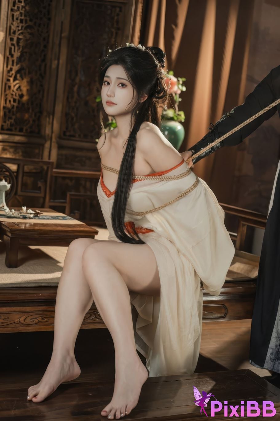 Cosplayer Xinglan is Lanlan and her name Lanmei. bound by infatuation PixiBB.COM 062