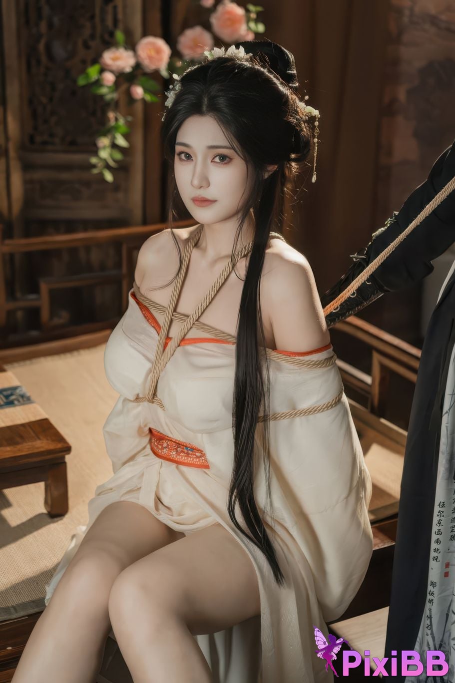 Cosplayer Xinglan is Lanlan and her name Lanmei. bound by infatuation PixiBB.COM 065