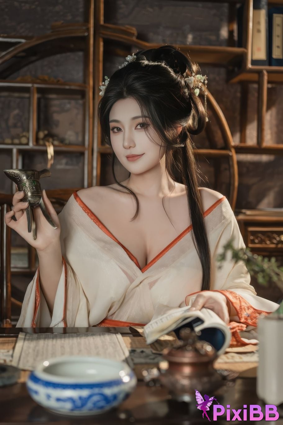 Cosplayer Xinglan is Lanlan and her name Lanmei. bound by infatuation PixiBB.COM 067