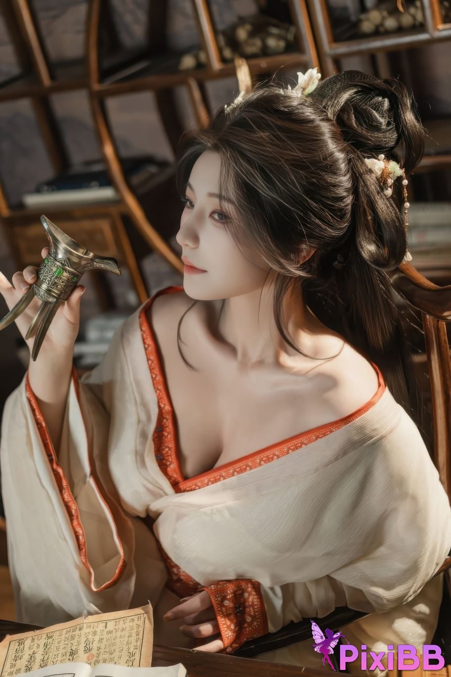 Cosplayer Xinglan is Lanlan and her name Lanmei. bound by infatuation PixiBB.COM 073