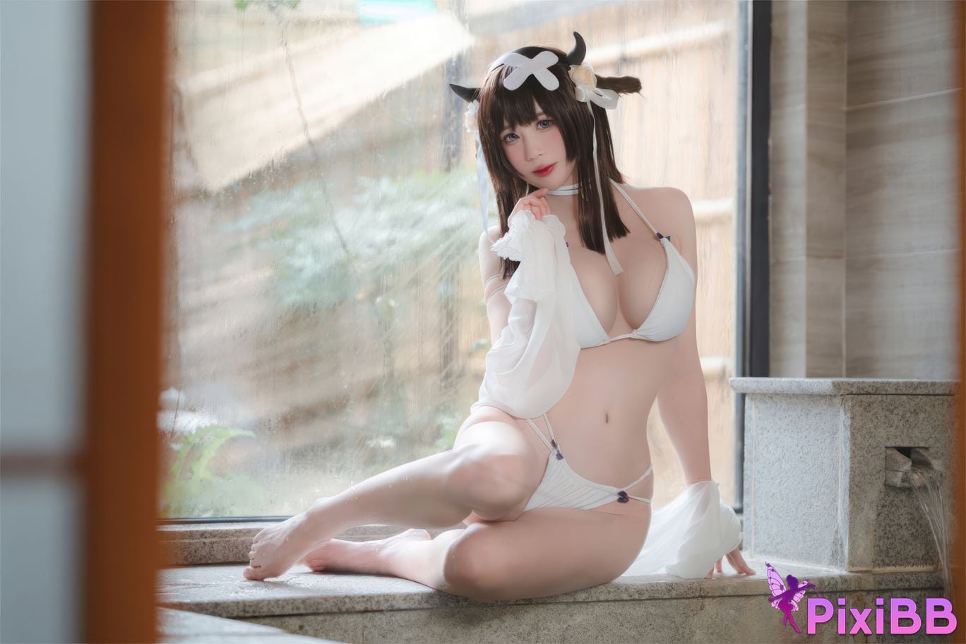 Cosplayer Saionji Nange azur lane Kashino bikini PixiBB.COM 012