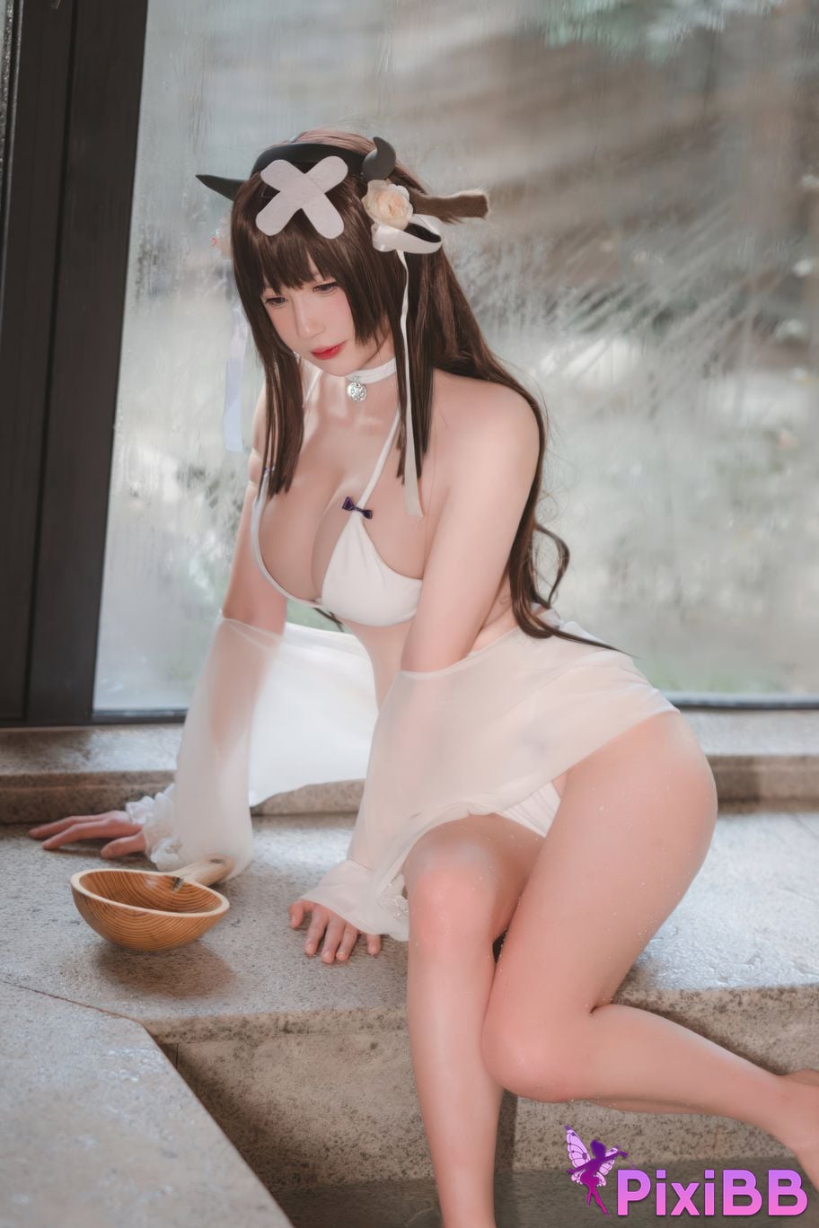 Cosplayer Saionji Nange azur lane Kashino bikini PixiBB.COM 020