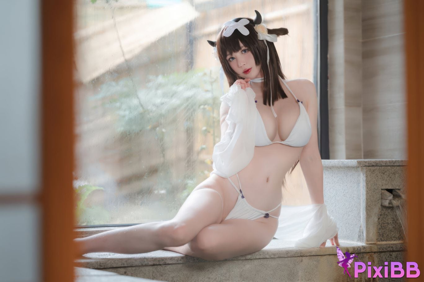 Cosplayer Saionji Nange azur lane Kashino bikini PixiBB.COM 023