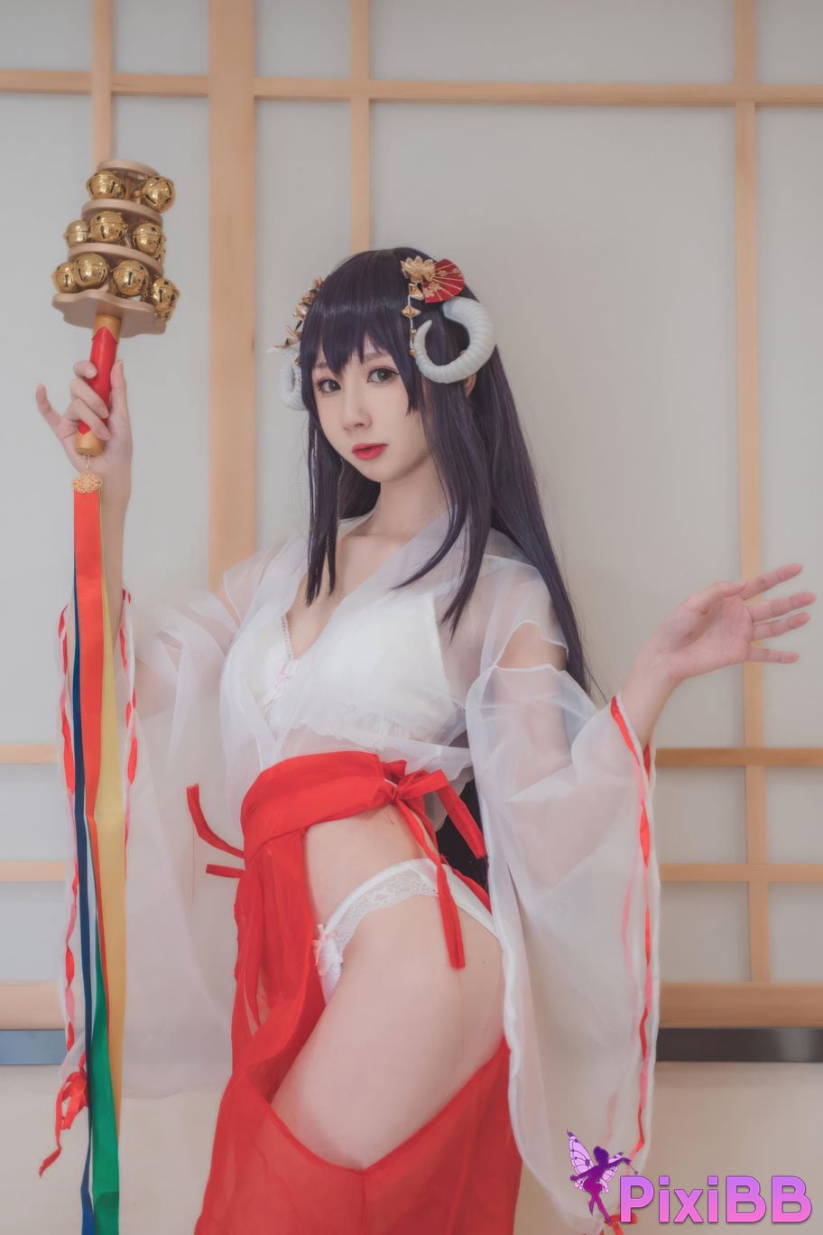 Cosplayer Saionji Nange transparent witch PixiBB.COM 003