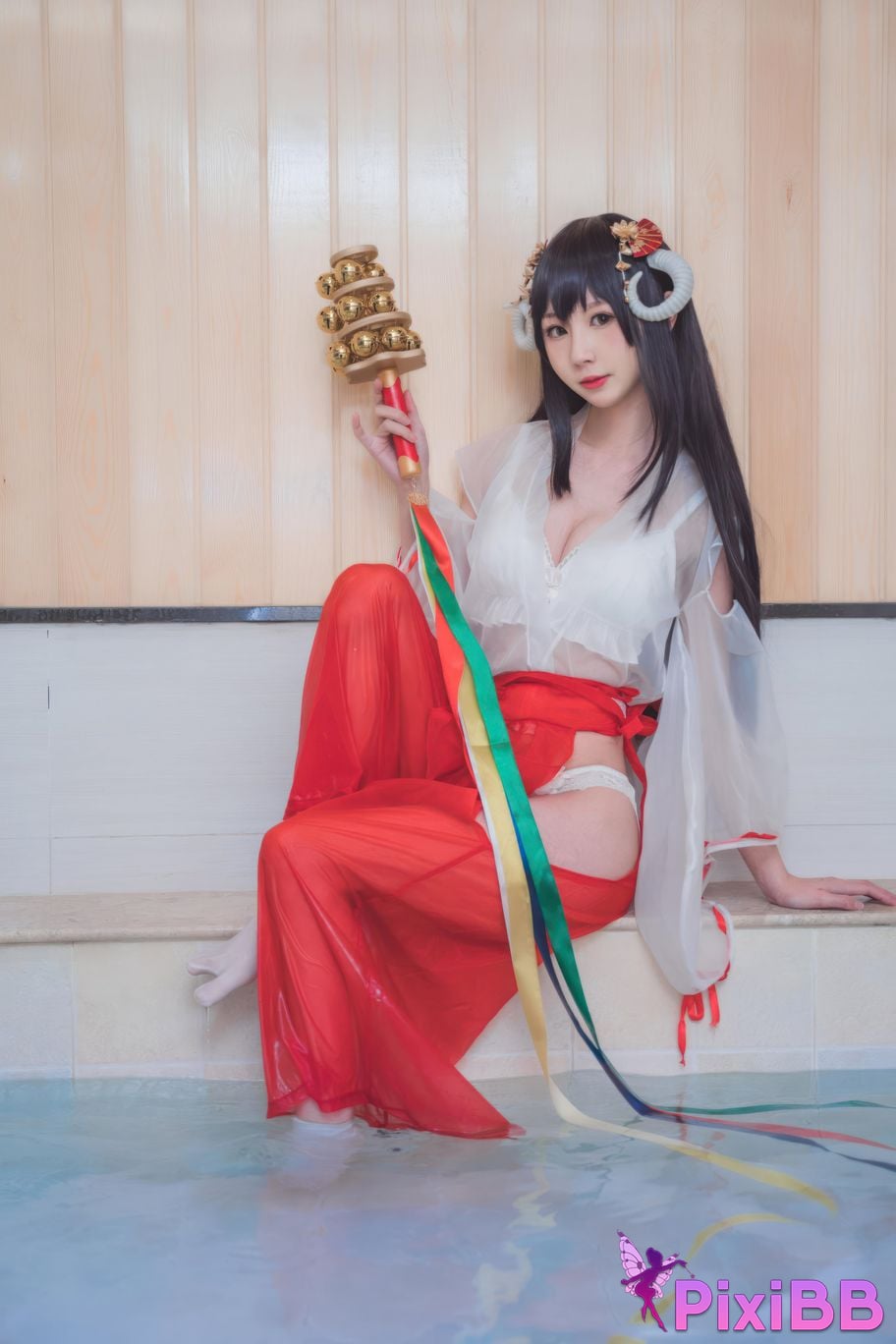 Cosplayer Saionji Nange transparent witch PixiBB.COM 006