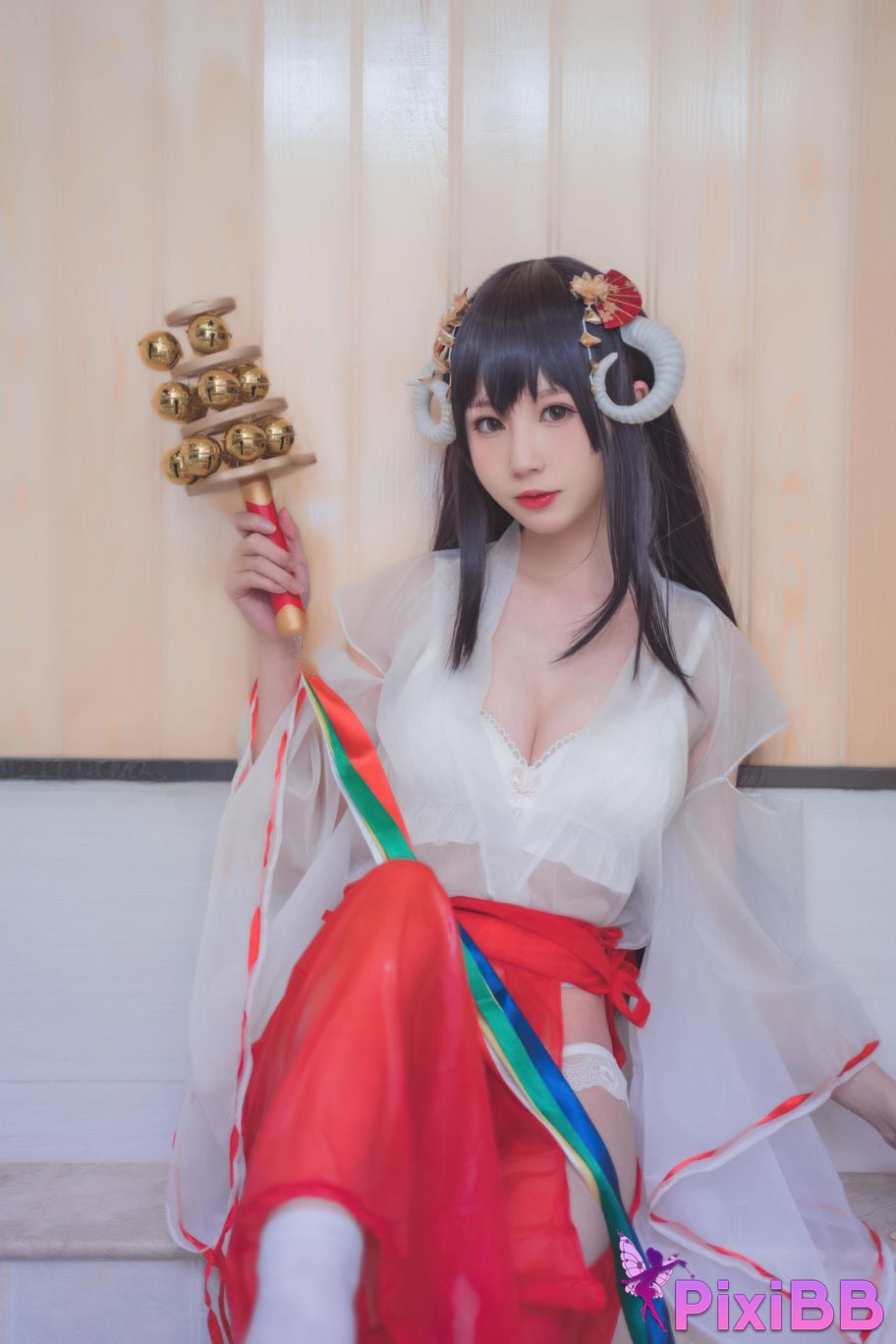 Cosplayer Saionji Nange transparent witch PixiBB.COM 007