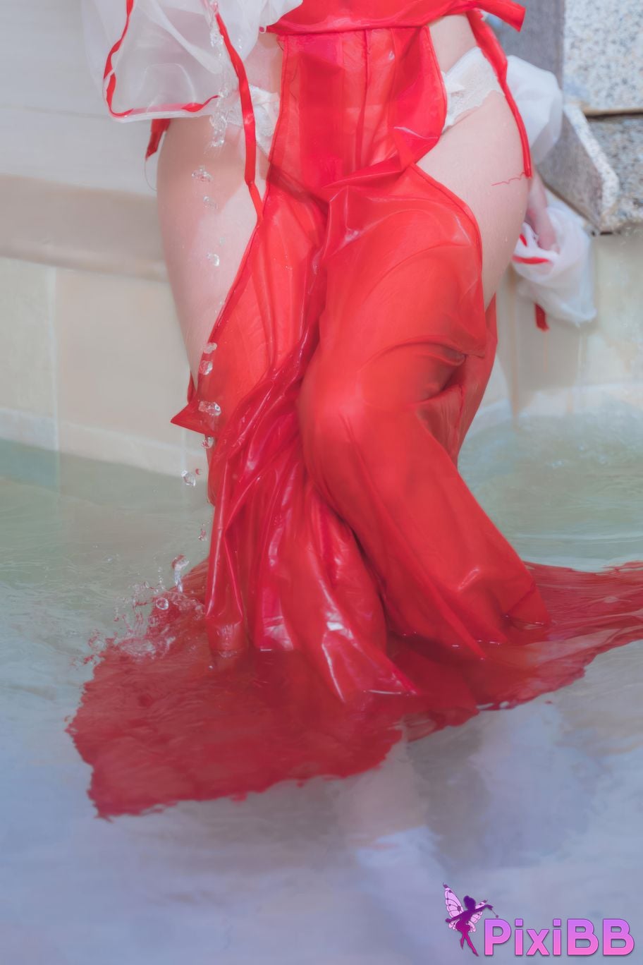 Cosplayer Saionji Nange transparent witch PixiBB.COM 018