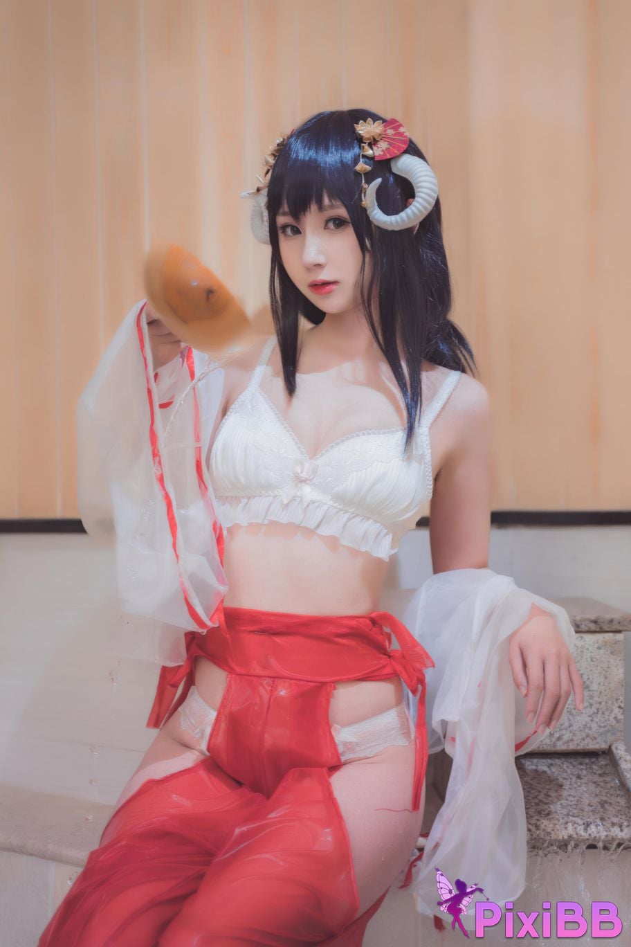 Cosplayer Saionji Nange transparent witch PixiBB.COM 019