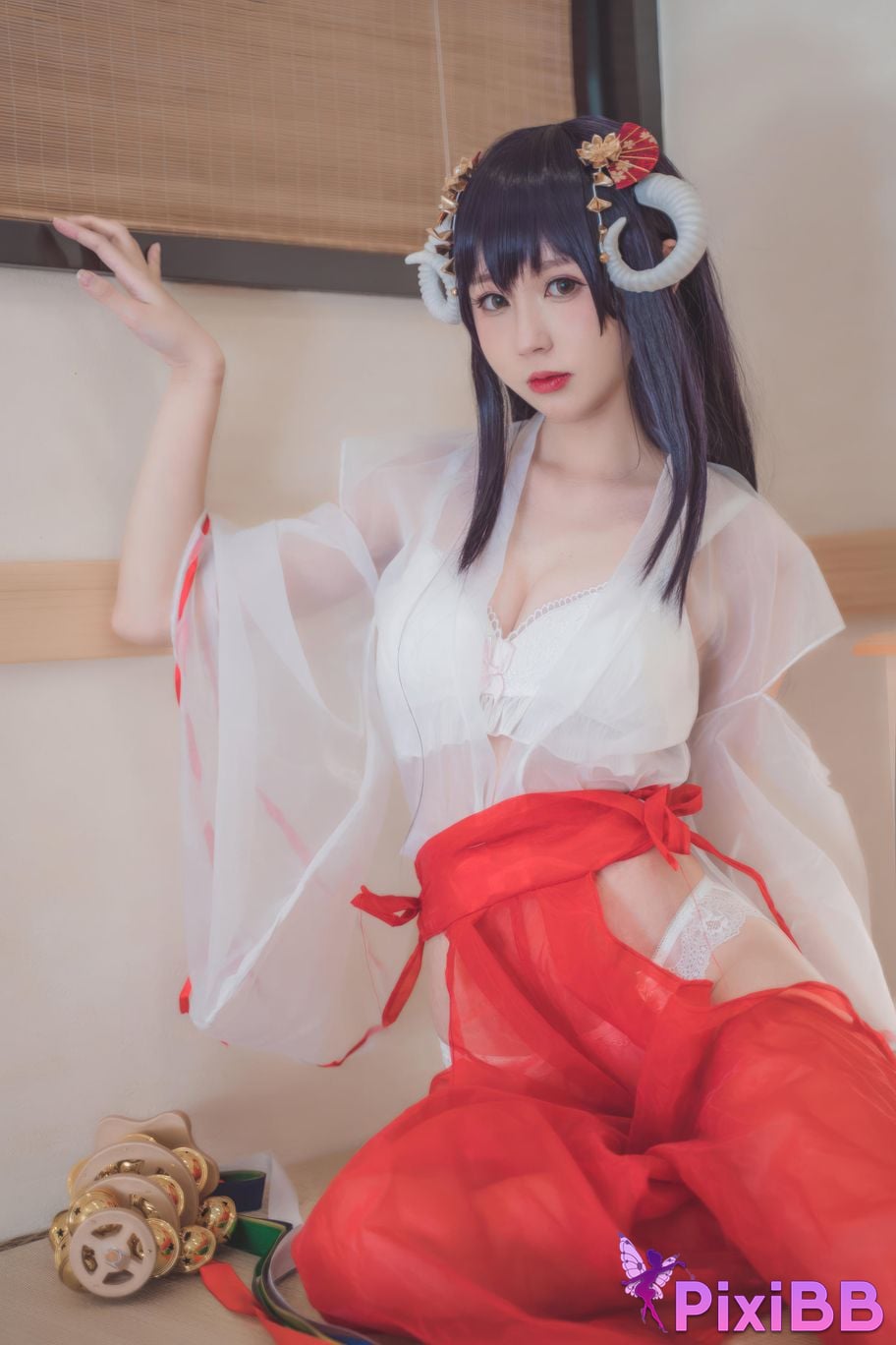 Cosplayer Saionji Nange transparent witch PixiBB.COM 029