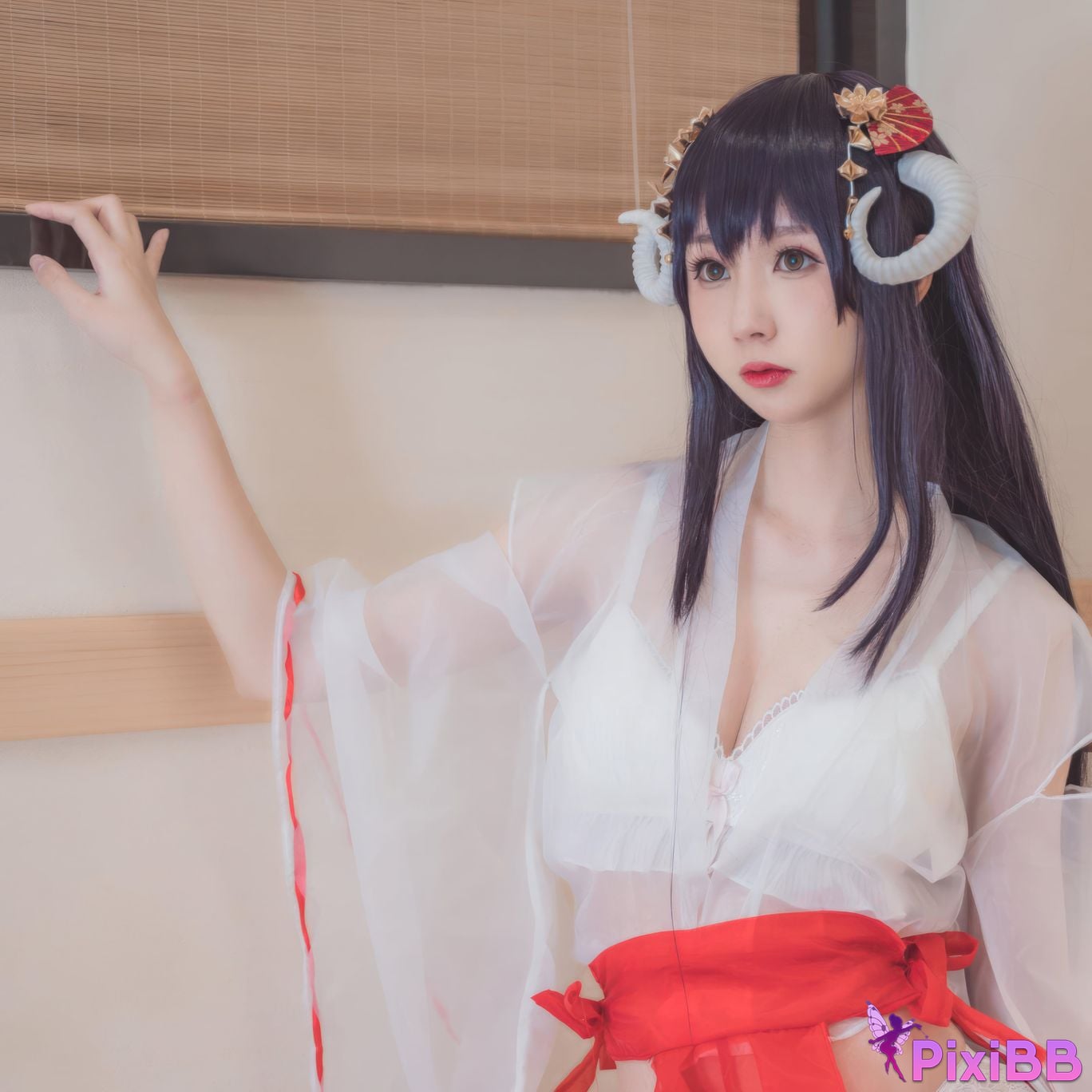 Cosplayer Saionji Nange transparent witch PixiBB.COM 030