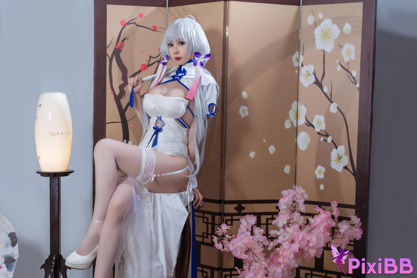 Cosplayer Saionji Nange azur lane Glorious cheongsam PixiBB.COM 006