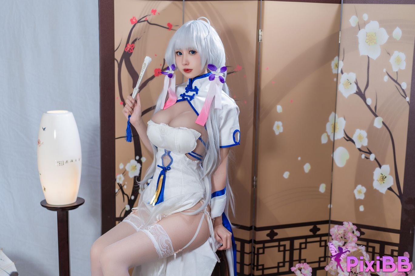 Cosplayer Saionji Nange azur lane Glorious cheongsam PixiBB.COM 012