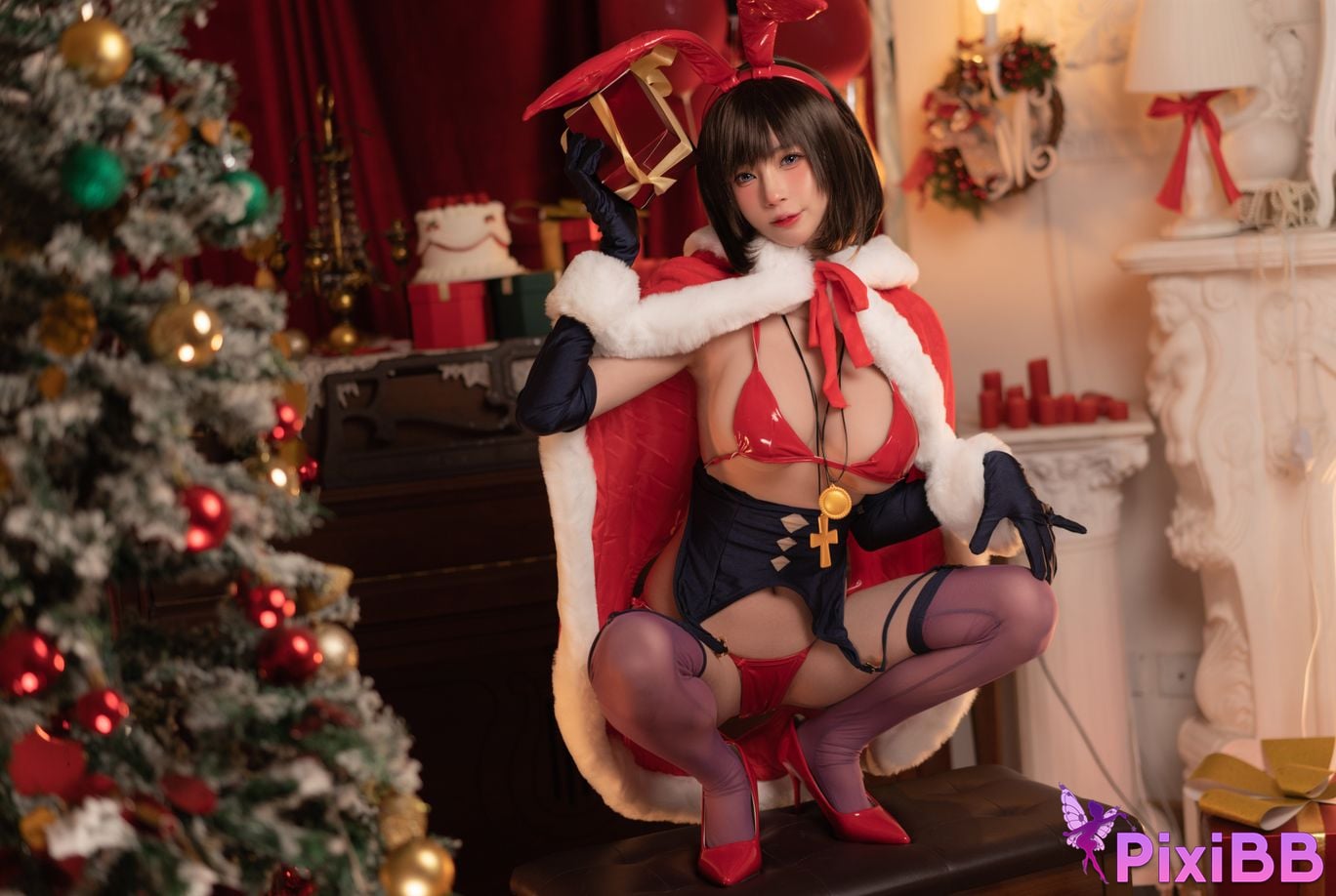 Cosplayer Saionji Nange Mataro Christmas PixiBB.COM 022