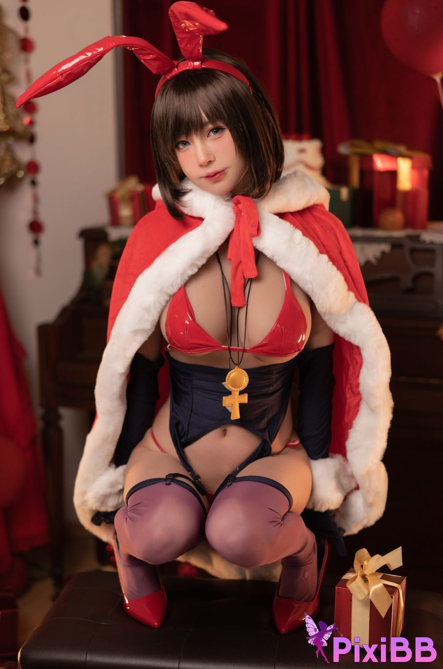 Cosplayer Saionji Nange Mataro Christmas PixiBB.COM 027