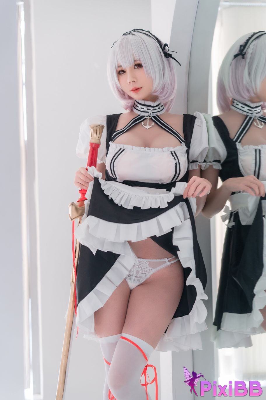 Cosplayer Saionji Nange maid book Sirius PixiBB.COM 002