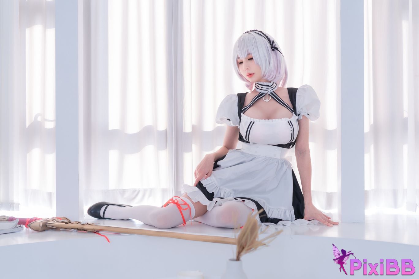 Cosplayer Saionji Nange maid book Sirius PixiBB.COM 011