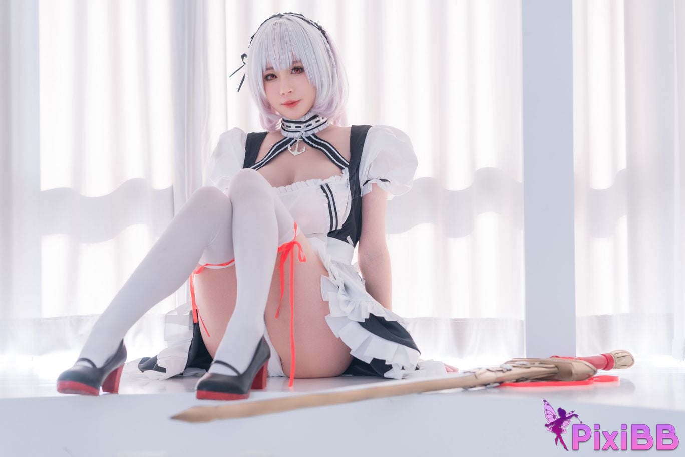 Cosplayer Saionji Nange maid book Sirius PixiBB.COM 017