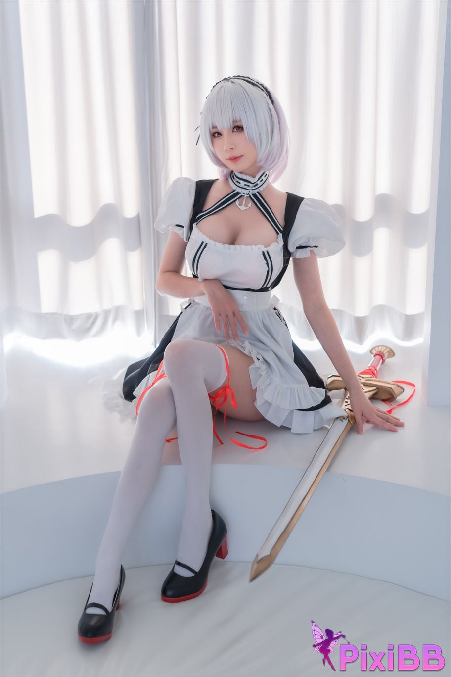 Cosplayer Saionji Nange maid book Sirius PixiBB.COM 018