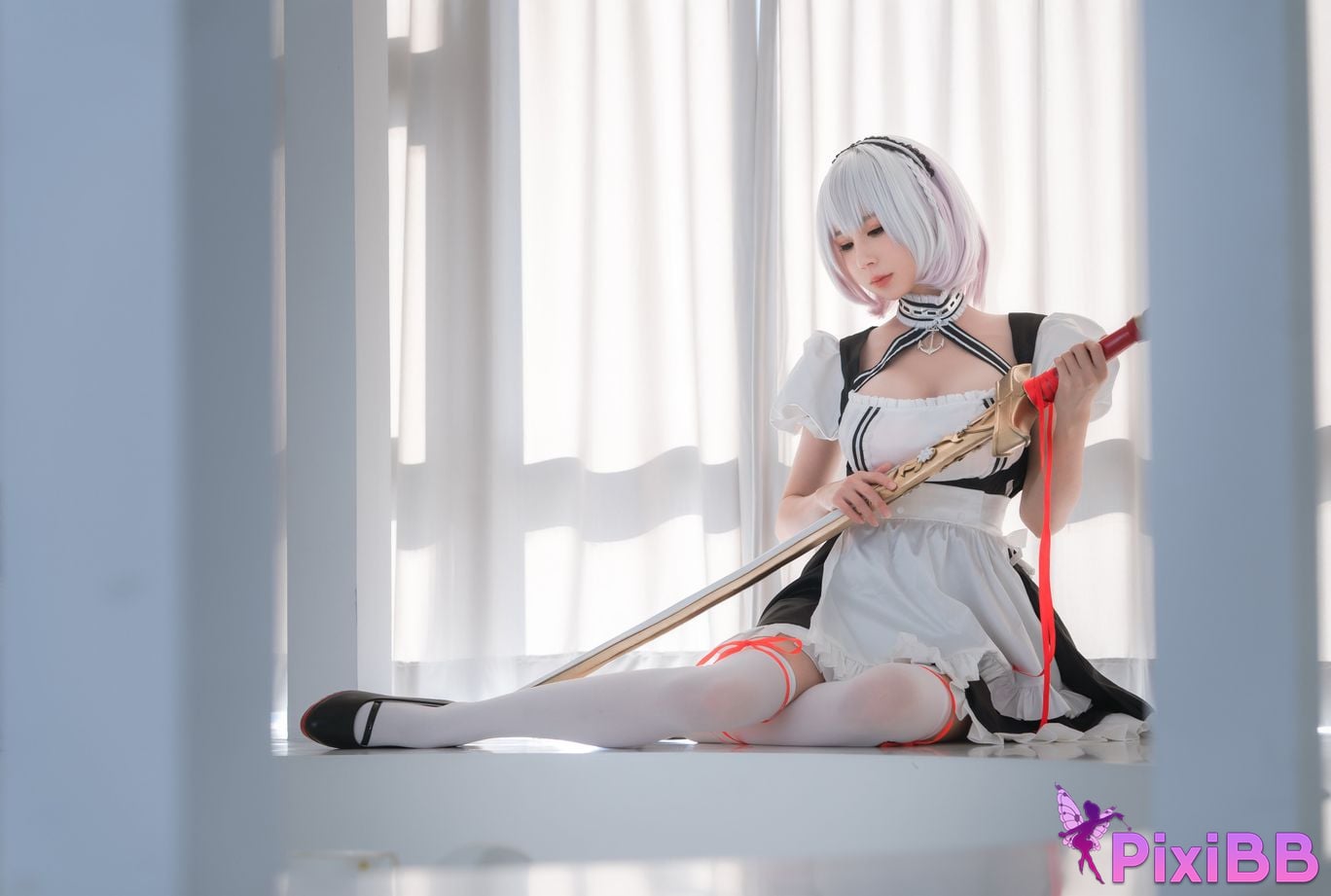 Cosplayer Saionji Nange maid book Sirius PixiBB.COM 020