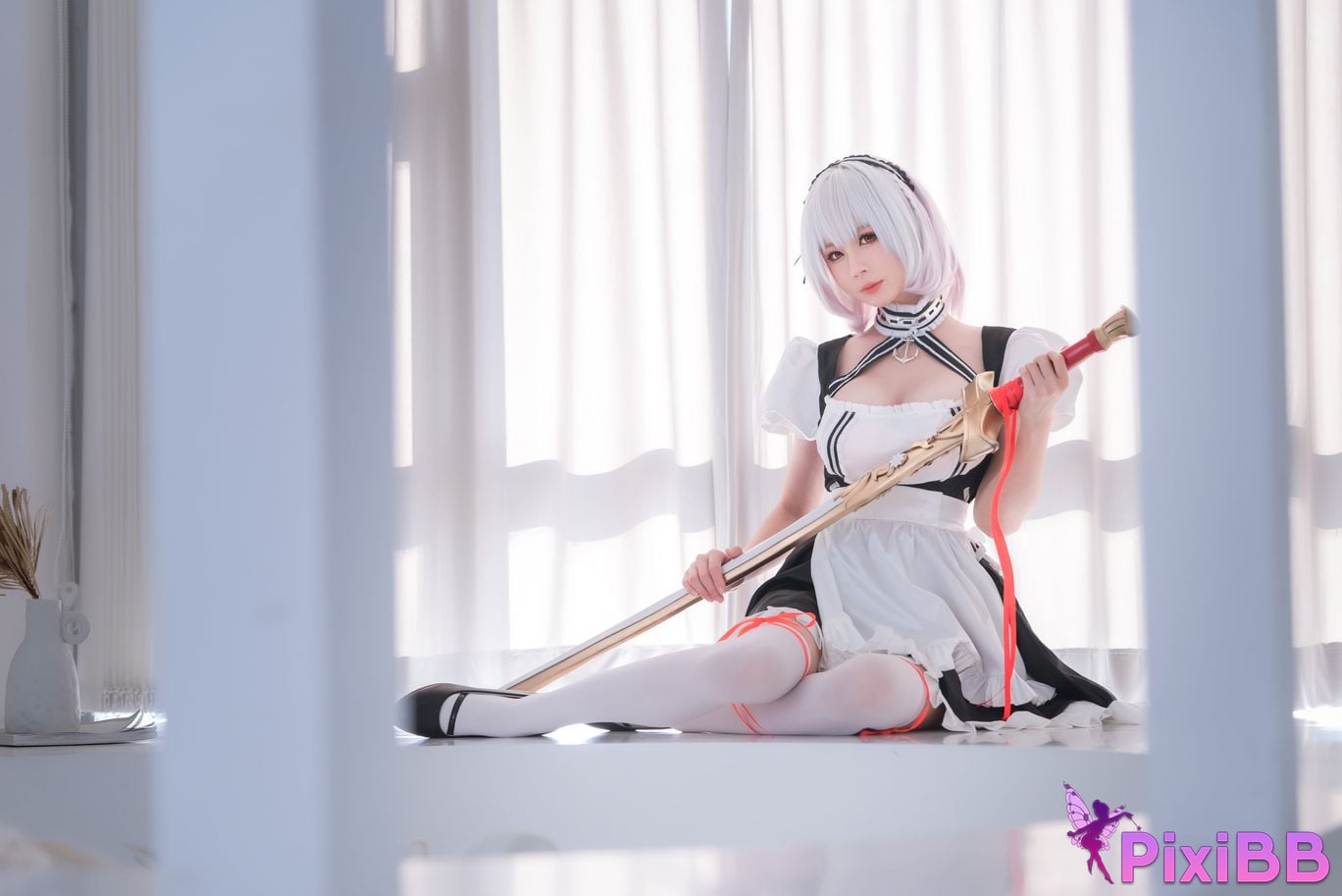 Cosplayer Saionji Nange maid book Sirius PixiBB.COM 021