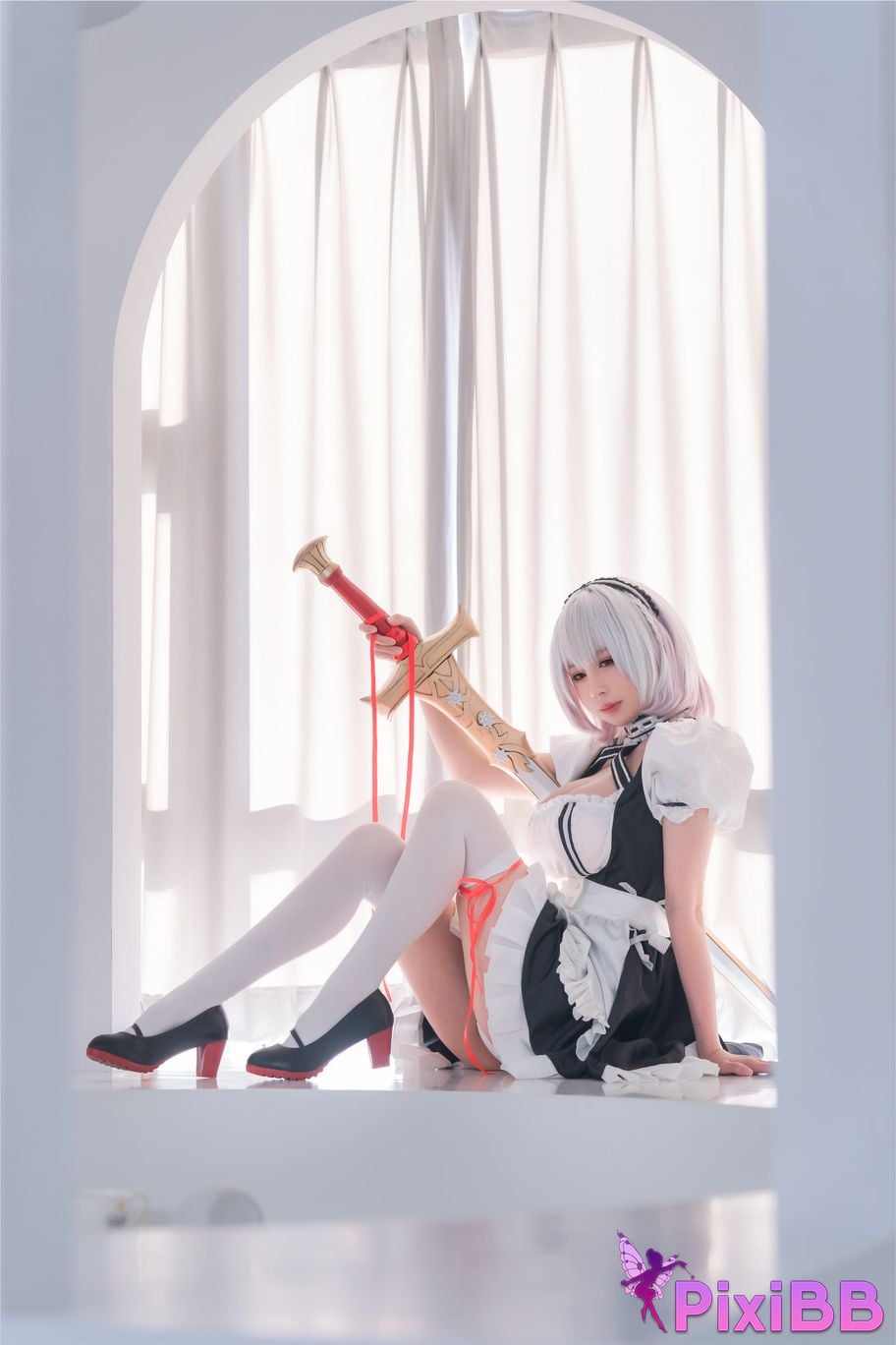 Cosplayer Saionji Nange maid book Sirius PixiBB.COM 022