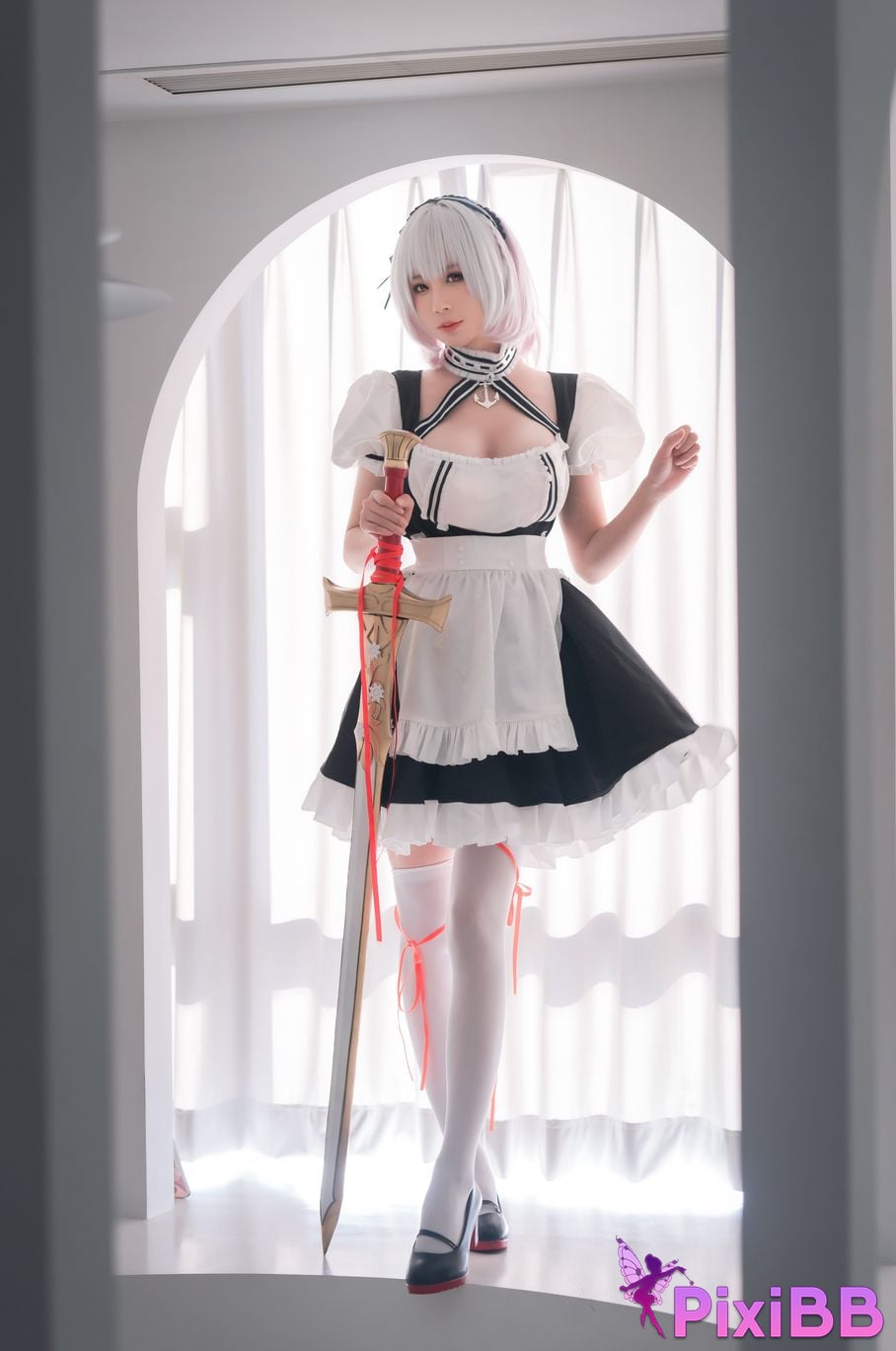 Cosplayer Saionji Nange maid book Sirius PixiBB.COM 026