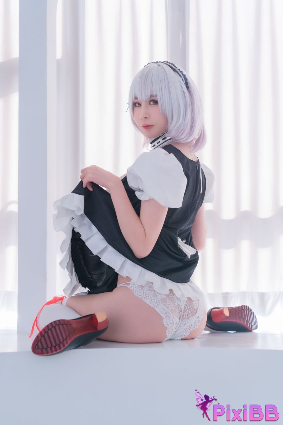 Cosplayer Saionji Nange maid book Sirius PixiBB.COM 033