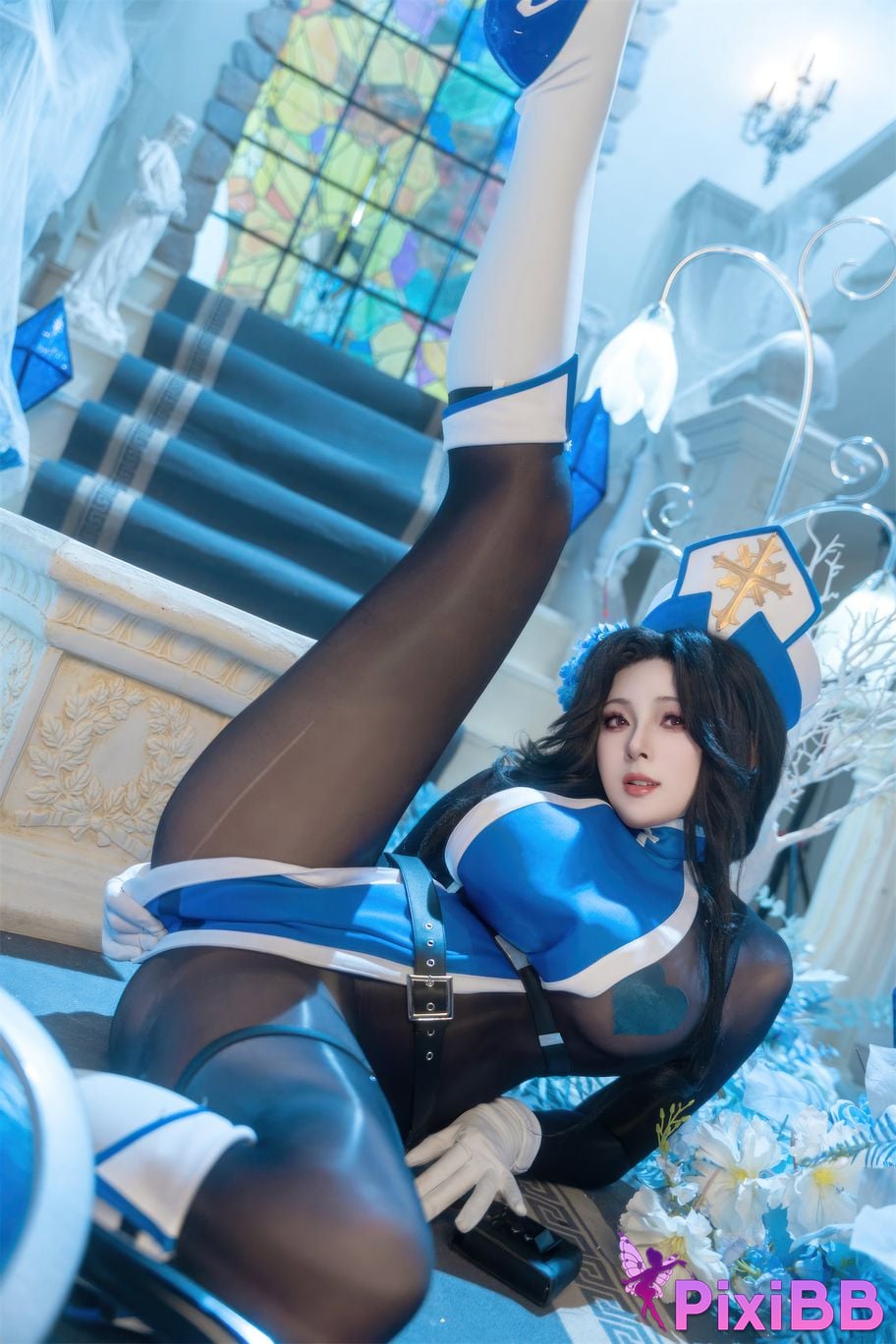 Cosplayer Natsuko Xia Xiazi NIKKE Maiden ice rose PixiBB.COM 058