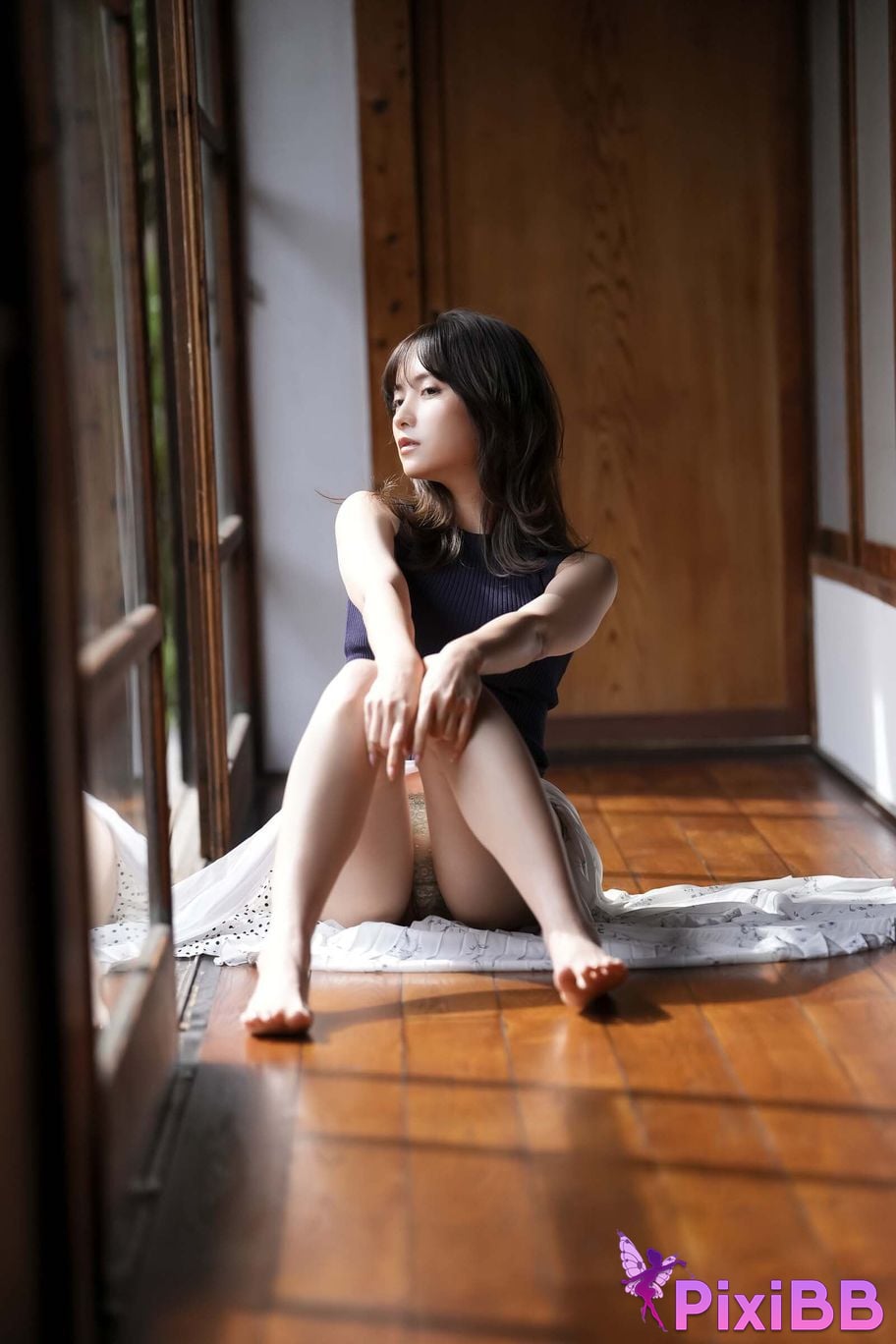 Japanese Idol Momotsuki Nashiko Shiko DMM Limited edition digital photo book A flower blooming in silence PixiBB.COM 014