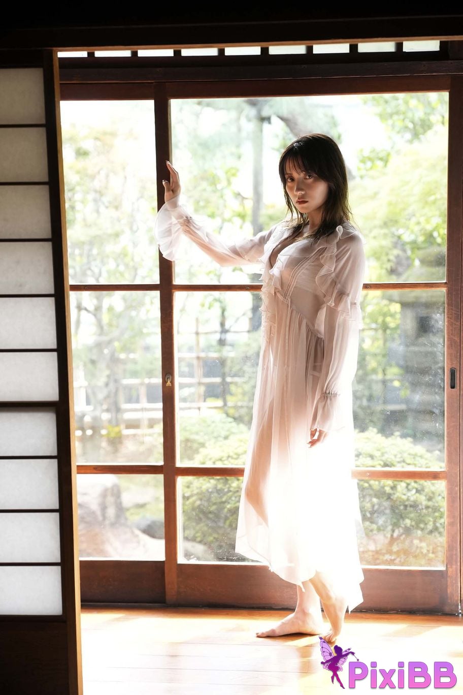 Japanese Idol Momotsuki Nashiko Shiko DMM Limited edition digital photo book A flower blooming in silence PixiBB.COM 039