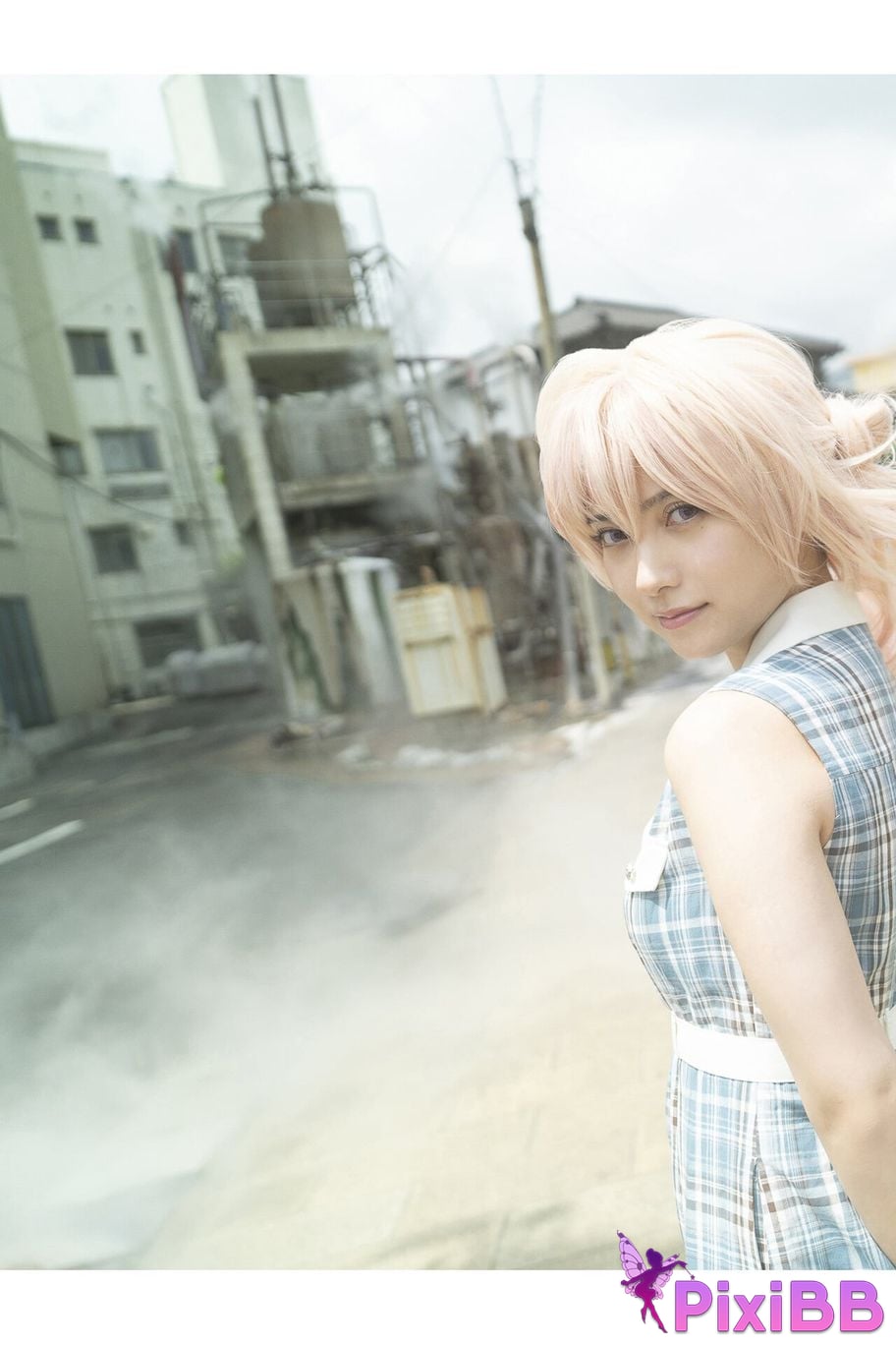 Japanese Idol Momotsuki Nashiko Shiko Young Gangan Digital Limited Photo Book clumsy senior LAST collaboration PixiBB.COM 016