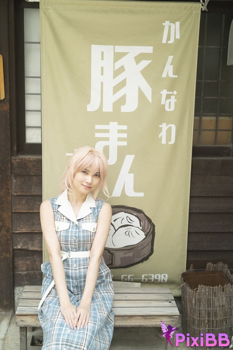 Japanese Idol Momotsuki Nashiko Shiko Young Gangan Digital Limited Photo Book clumsy senior LAST collaboration PixiBB.COM 019