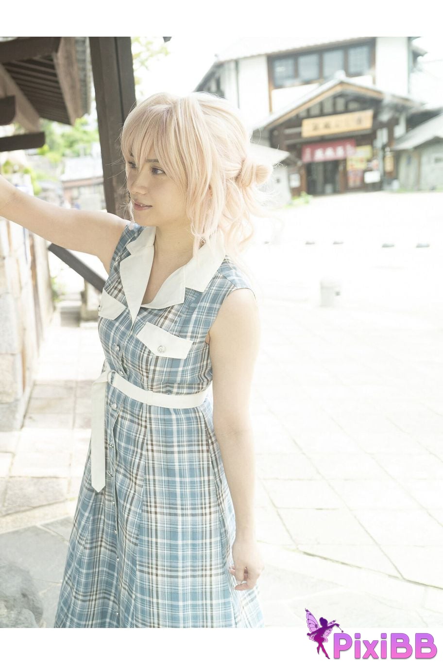 Japanese Idol Momotsuki Nashiko Shiko Young Gangan Digital Limited Photo Book clumsy senior LAST collaboration PixiBB.COM 021