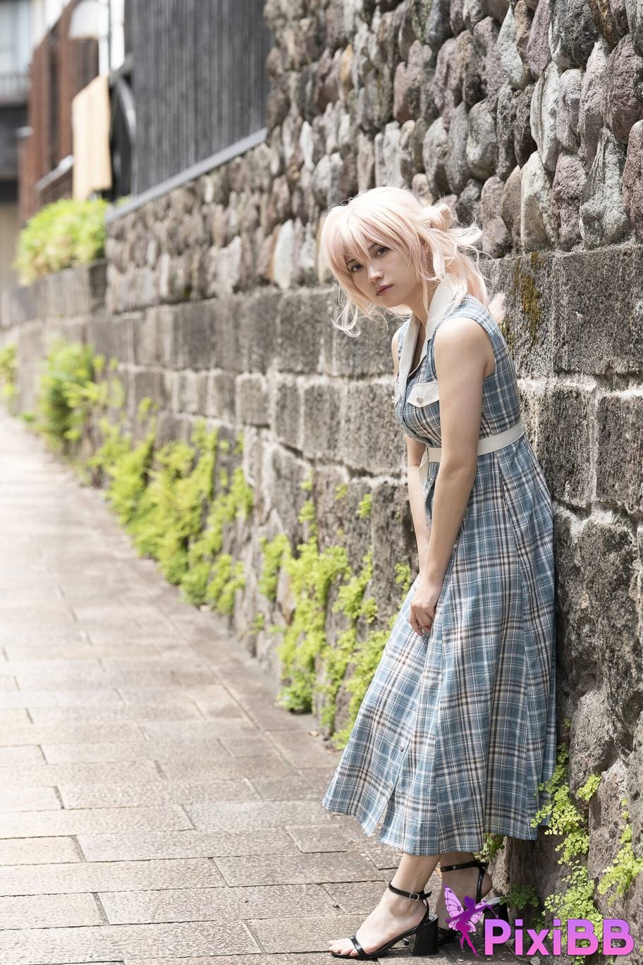 Japanese Idol Momotsuki Nashiko Shiko Young Gangan Digital Limited Photo Book clumsy senior LAST collaboration PixiBB.COM 023