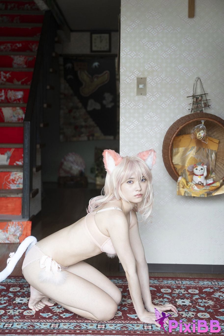 Japanese Idol Momotsuki Nashiko Shiko Young Gangan Digital Limited Photo Book clumsy senior LAST collaboration PixiBB.COM 029