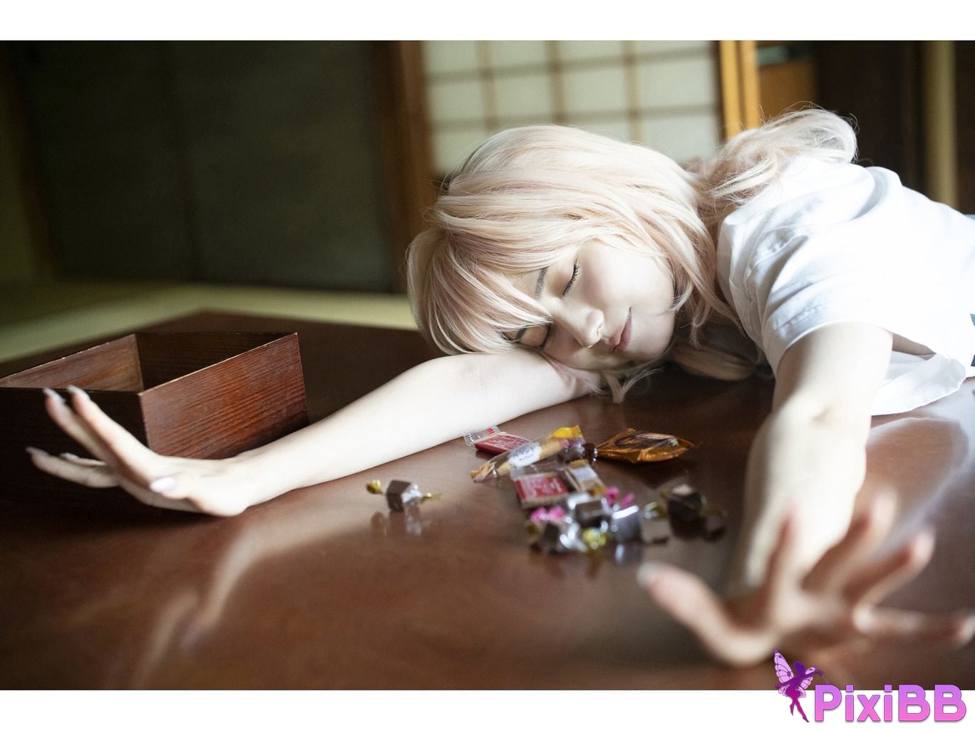 Japanese Idol Momotsuki Nashiko Shiko Young Gangan Digital Limited Photo Book clumsy senior LAST collaboration PixiBB.COM 030