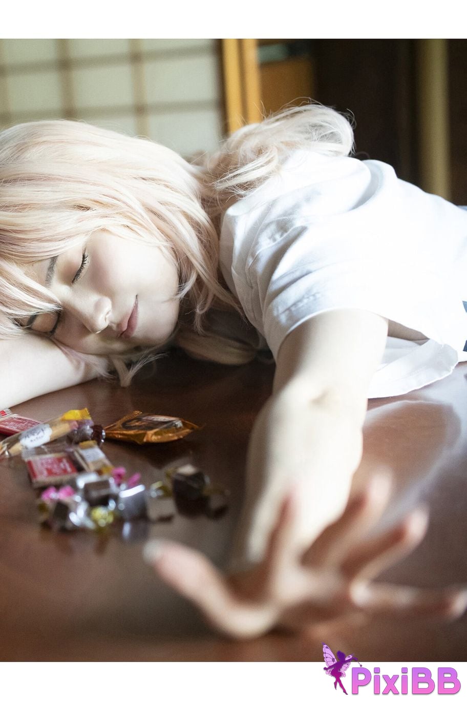 Japanese Idol Momotsuki Nashiko Shiko Young Gangan Digital Limited Photo Book clumsy senior LAST collaboration PixiBB.COM 031