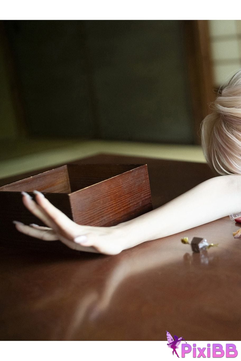 Japanese Idol Momotsuki Nashiko Shiko Young Gangan Digital Limited Photo Book clumsy senior LAST collaboration PixiBB.COM 032