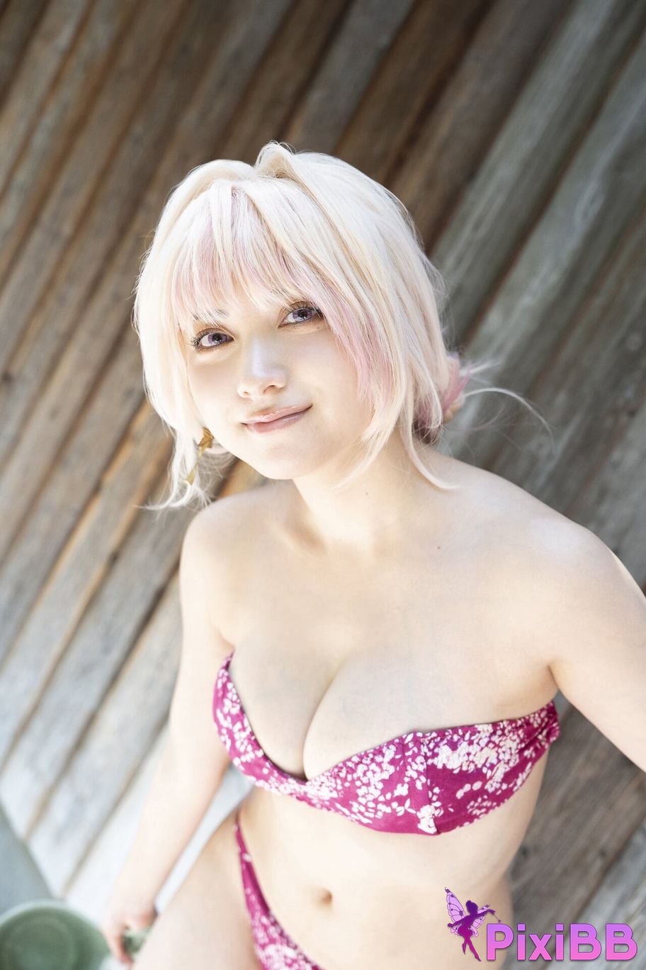 Japanese Idol Momotsuki Nashiko Shiko Young Gangan Digital Limited Photo Book clumsy senior LAST collaboration PixiBB.COM 051