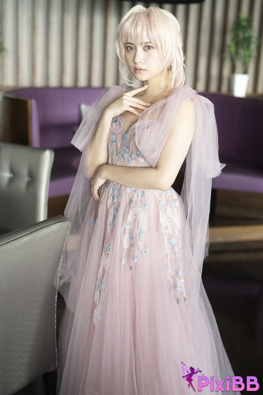 Japanese Idol Momotsuki Nashiko Shiko Young Gangan Digital Limited Photo Book clumsy senior LAST collaboration PixiBB.COM 062