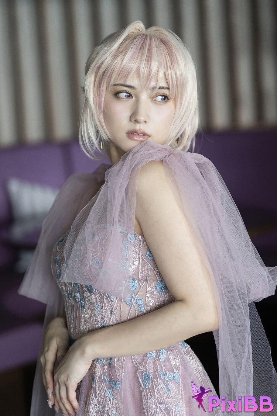 Japanese Idol Momotsuki Nashiko Shiko Young Gangan Digital Limited Photo Book clumsy senior LAST collaboration PixiBB.COM 074