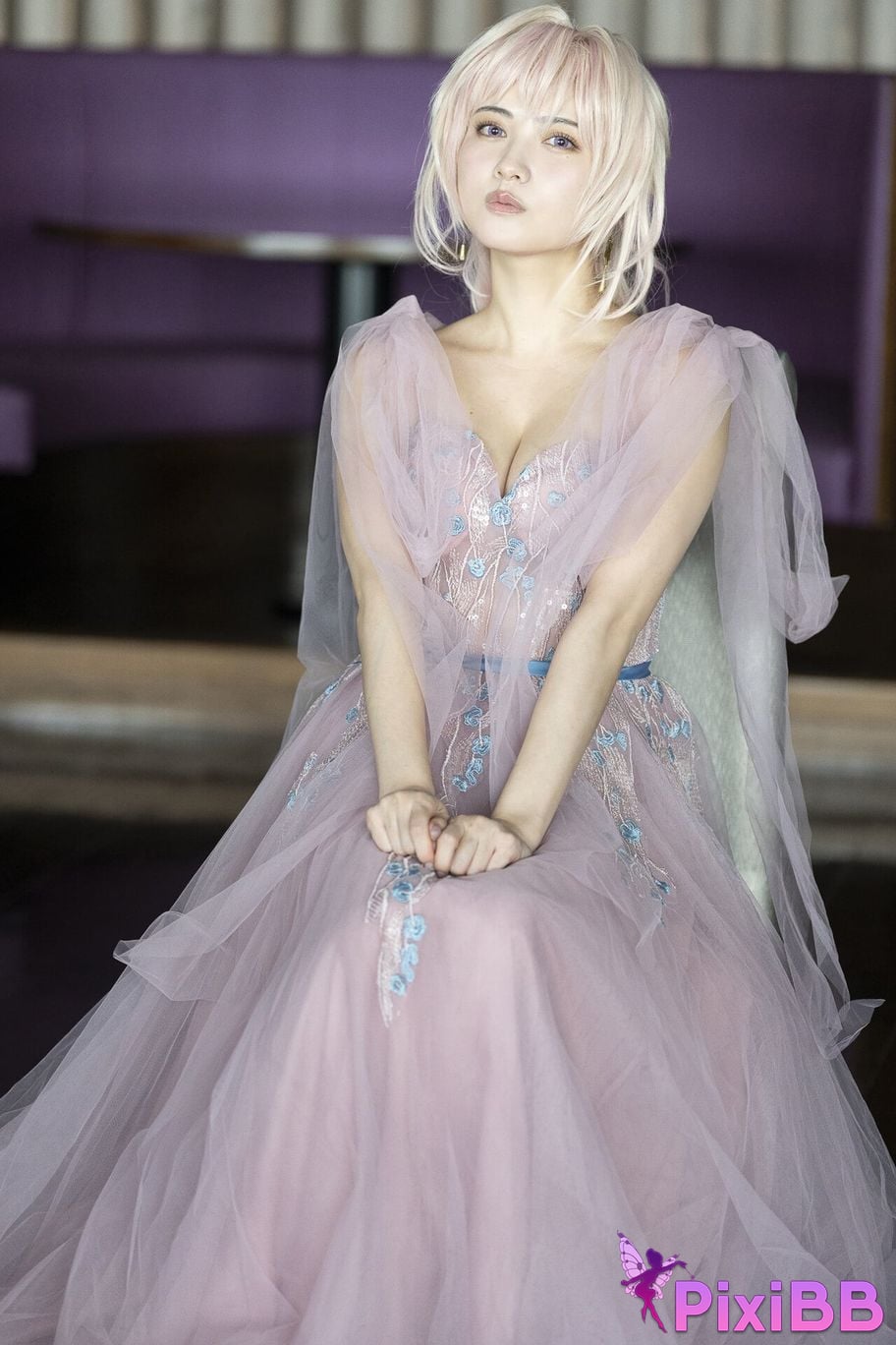 Japanese Idol Momotsuki Nashiko Shiko Young Gangan Digital Limited Photo Book clumsy senior LAST collaboration PixiBB.COM 075