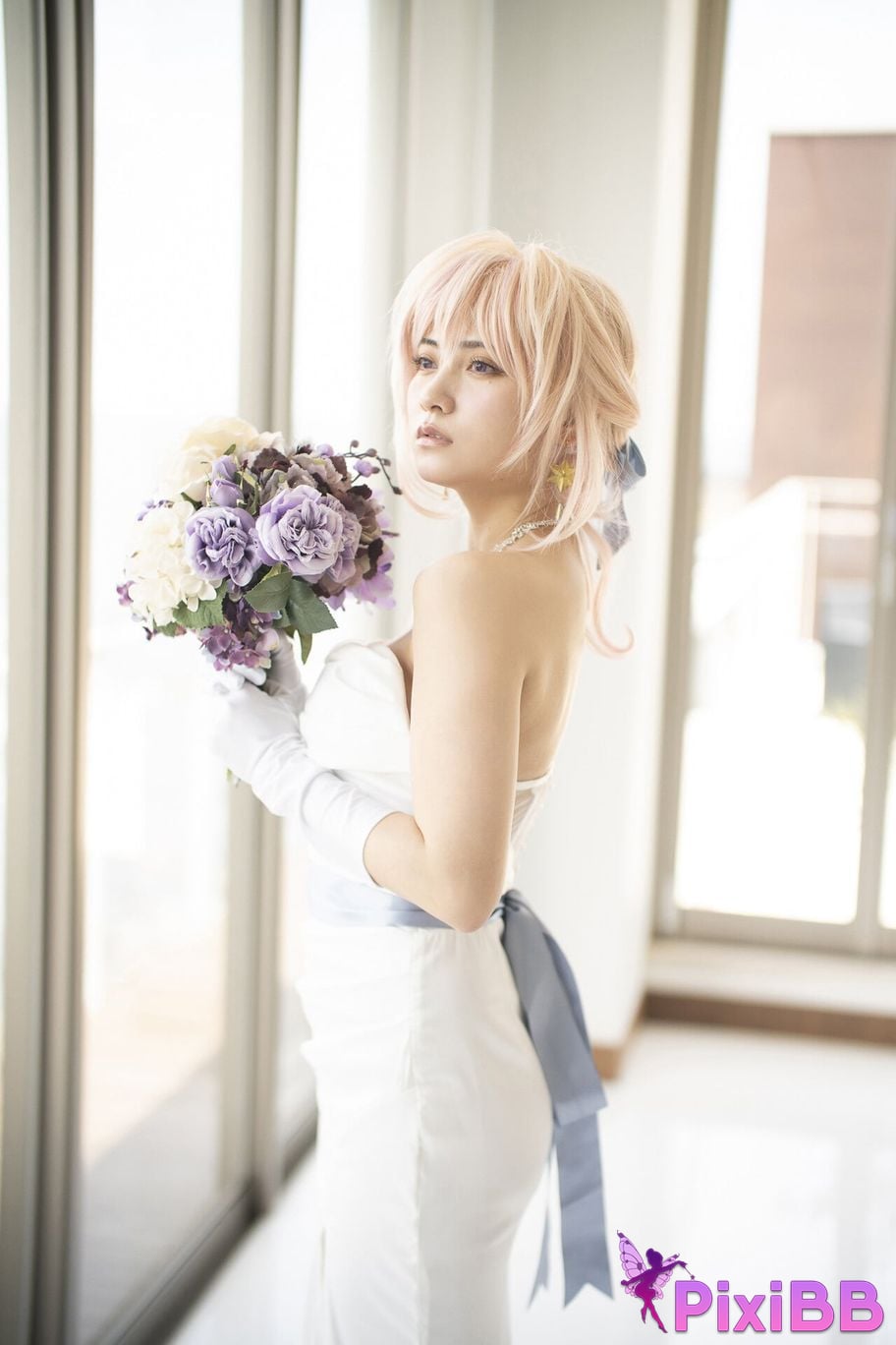 Japanese Idol Momotsuki Nashiko Shiko Young Gangan Digital Limited Photo Book clumsy senior LAST collaboration PixiBB.COM 077