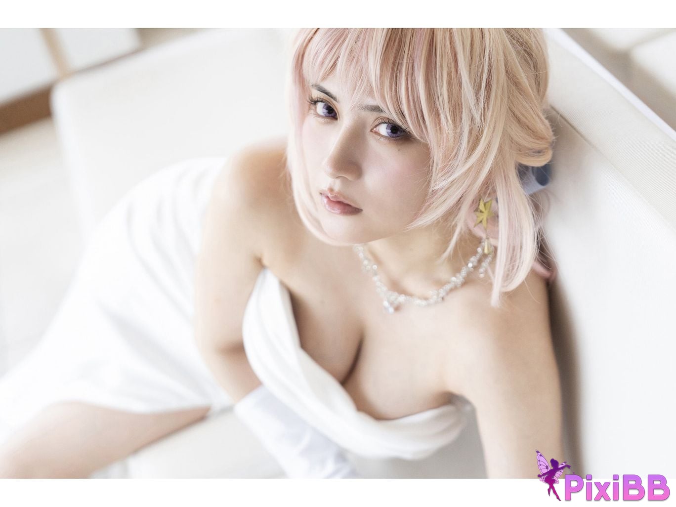 Japanese Idol Momotsuki Nashiko Shiko Young Gangan Digital Limited Photo Book clumsy senior LAST collaboration PixiBB.COM 078