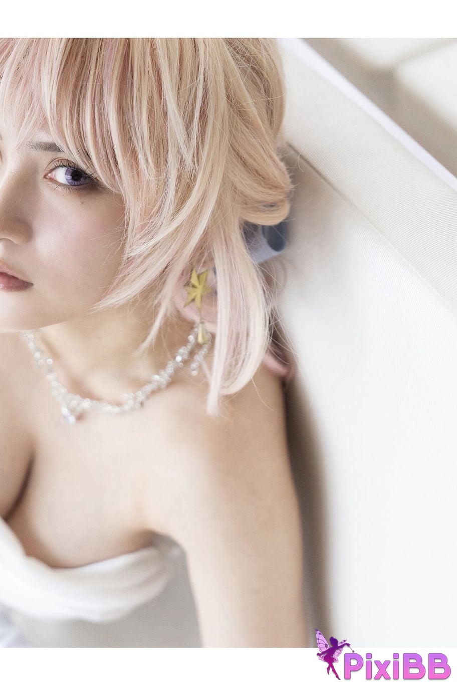 Japanese Idol Momotsuki Nashiko Shiko Young Gangan Digital Limited Photo Book clumsy senior LAST collaboration PixiBB.COM 079