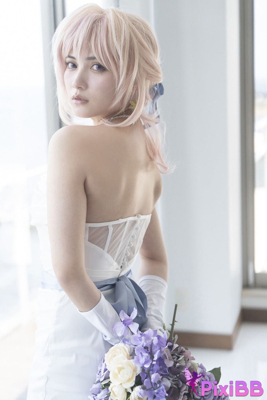 Japanese Idol Momotsuki Nashiko Shiko Young Gangan Digital Limited Photo Book clumsy senior LAST collaboration PixiBB.COM 082