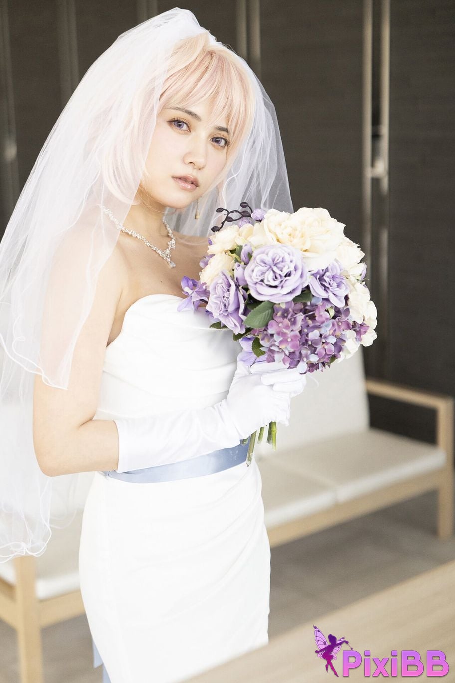 Japanese Idol Momotsuki Nashiko Shiko Young Gangan Digital Limited Photo Book clumsy senior LAST collaboration PixiBB.COM 088